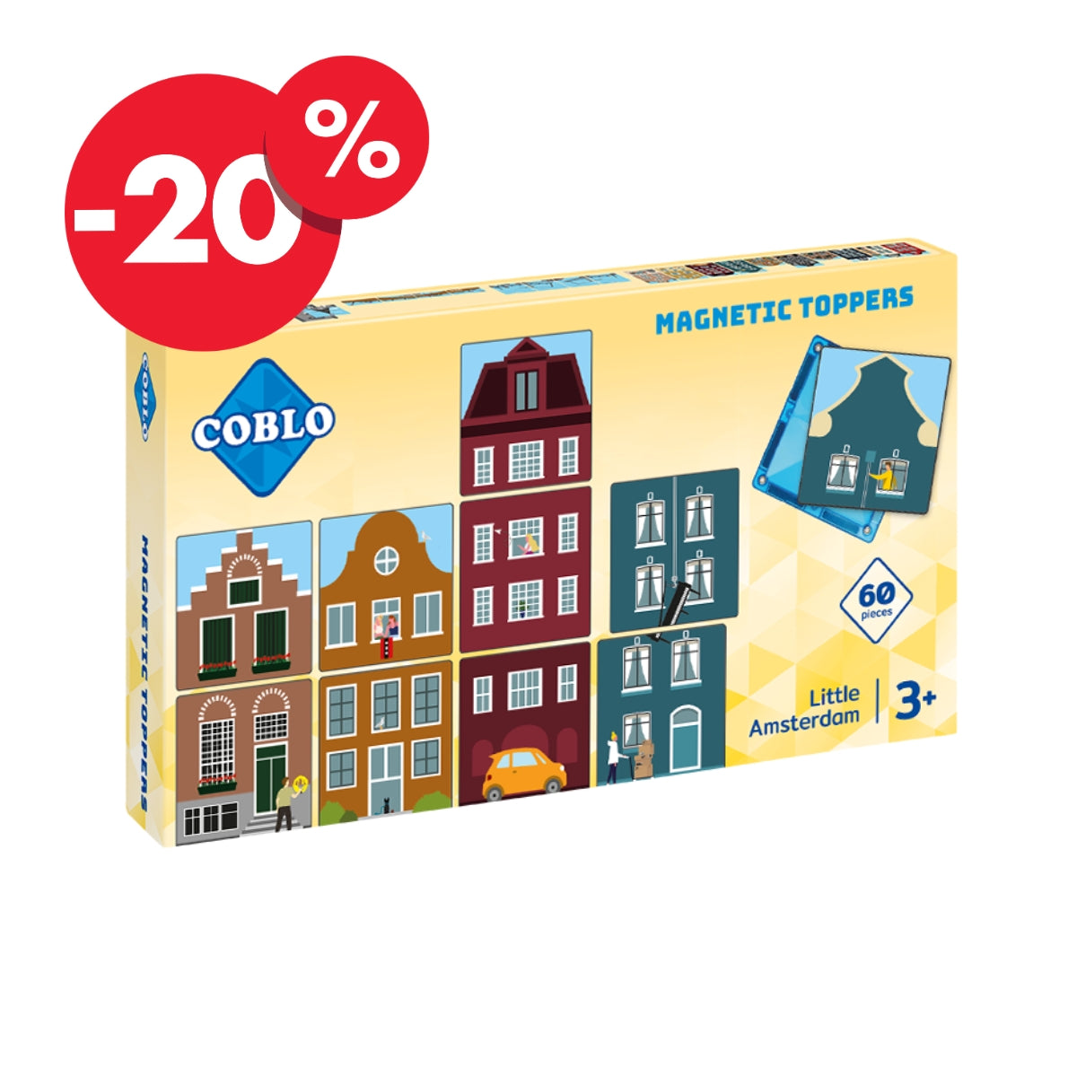 Coblo Toppers Little Amsterdam - 60 pieces