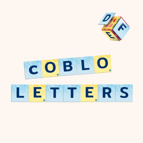 Coblo Toppers Capital letters - 60 pieces