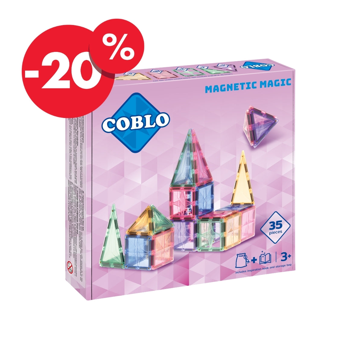 Coblo Pastel – 35 Teile