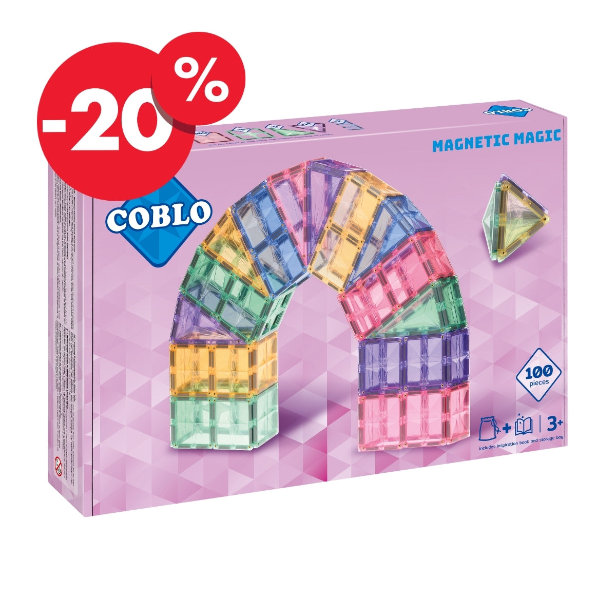 Coblo Pastel - 100 Teile