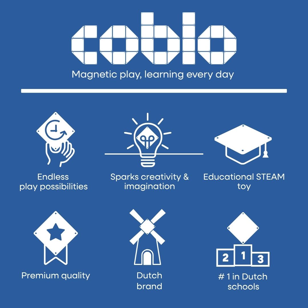 Coblo Toppers Letters - 60 stuks