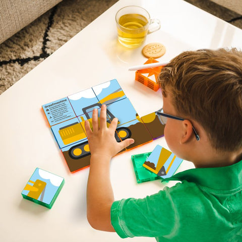 Nieuw: Coblo Puzzel Toppers Transport - 60 stuks