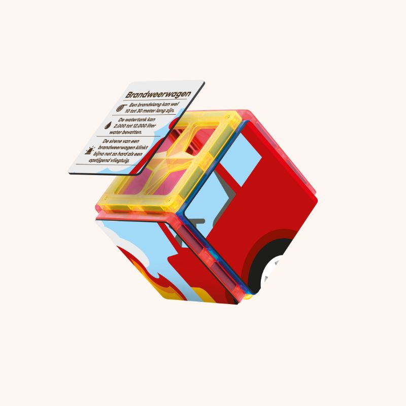 Coblo Puzzel Toppers Transport - 60 stuks