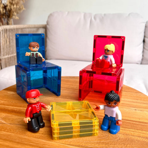 Coblo Mini Figuren - 4 stuks