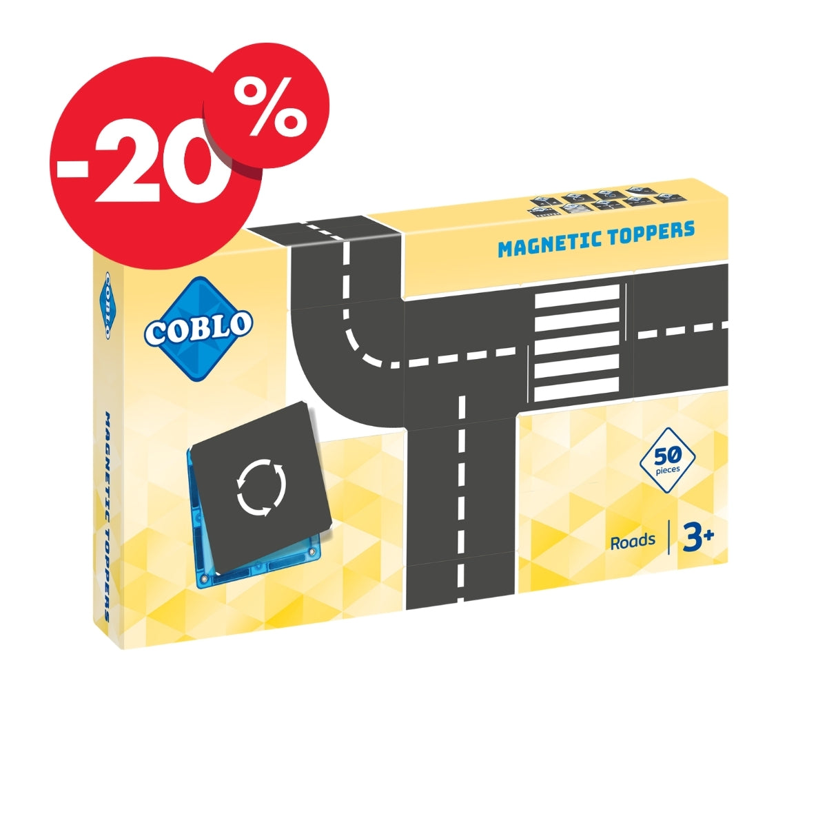 Coblo Toppers Roads - 60 pieces