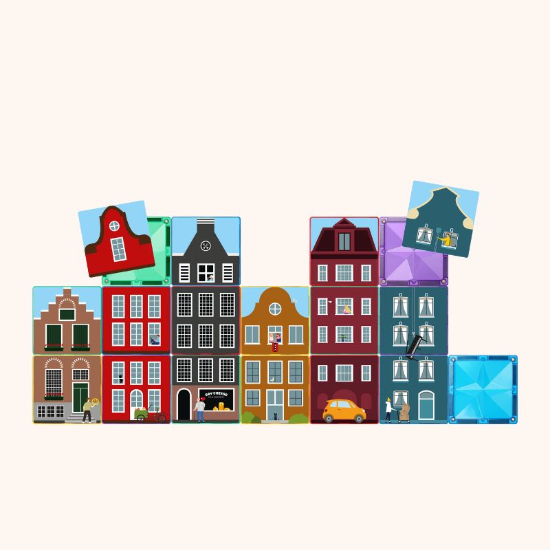 Coblo Toppers Little Amsterdam - 60 stuks
