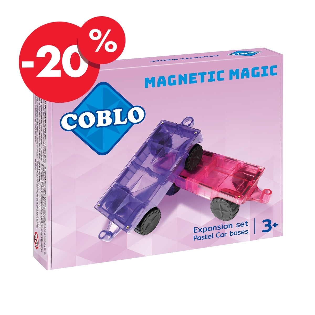 Coblo Pastel Auto-Fahrgestelle - 2 Stück
