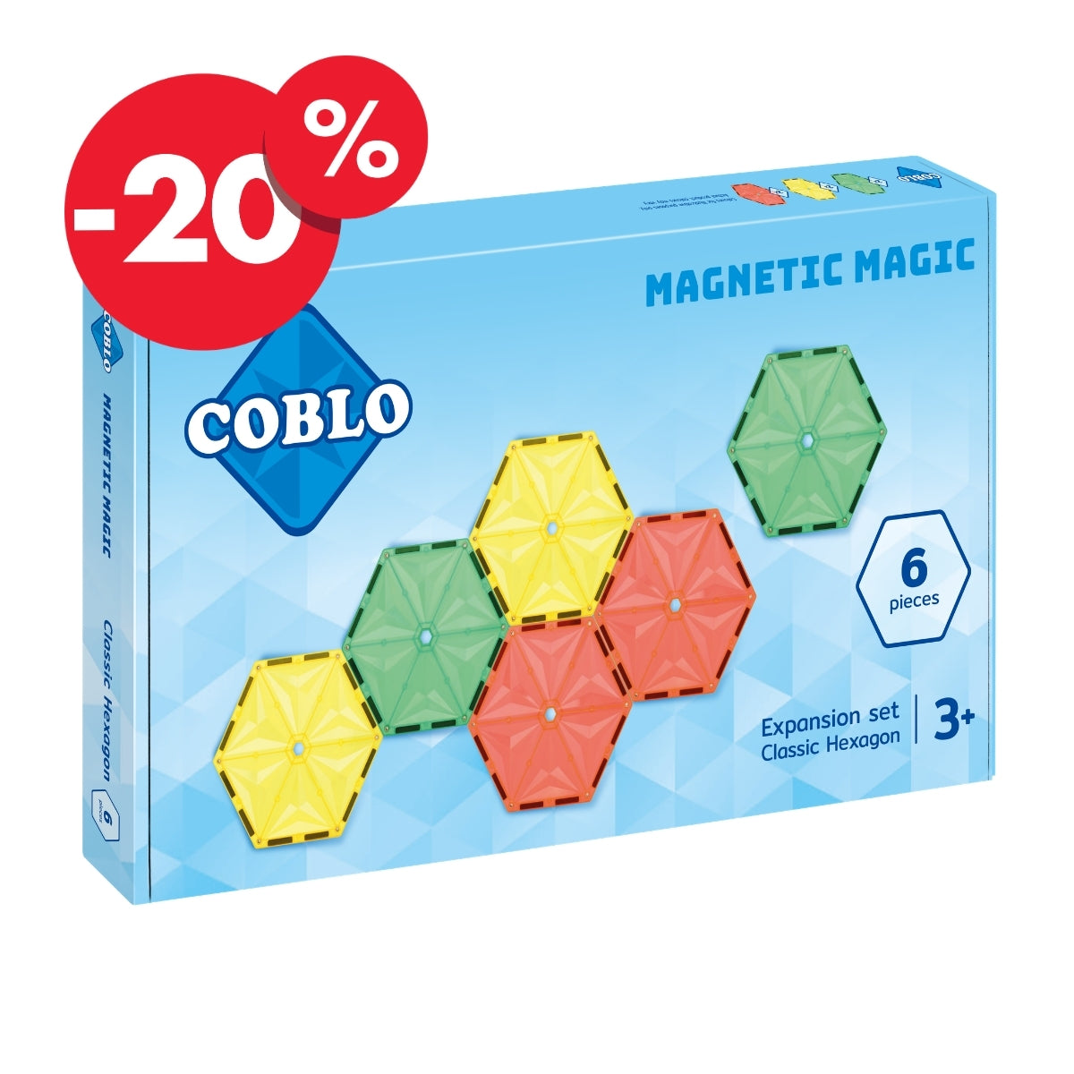 Coblo Classic Sechseck - 6 Stück