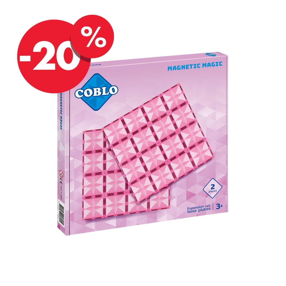 Coblo Pastel Grundplatten – 2 Stück