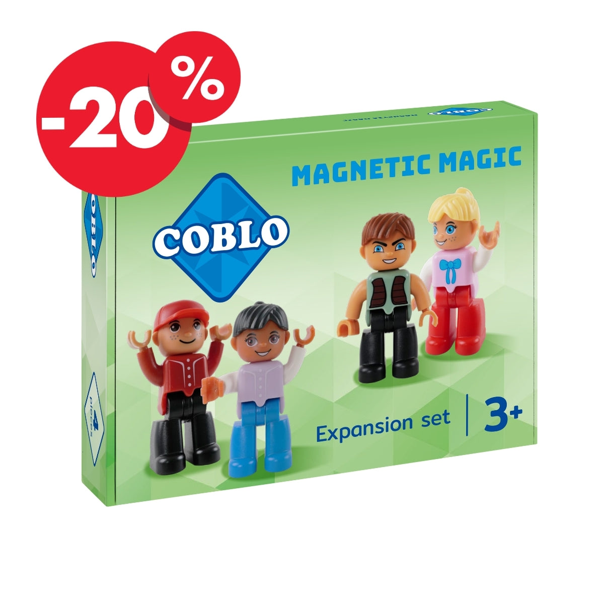 Coblo Mini-Figuren – 4 Stück