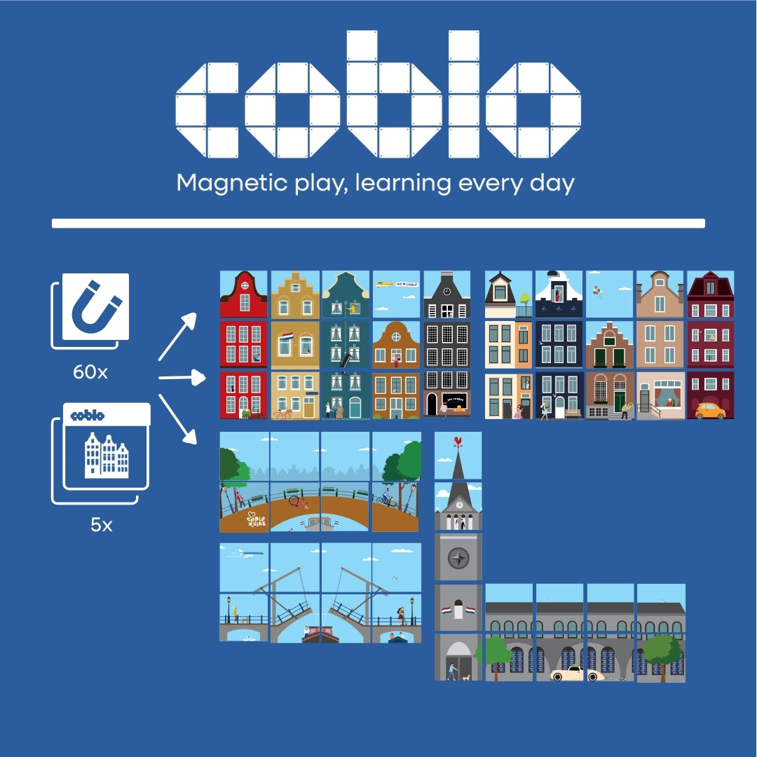 Coblo Toppers Little Amsterdam - 60 stuks