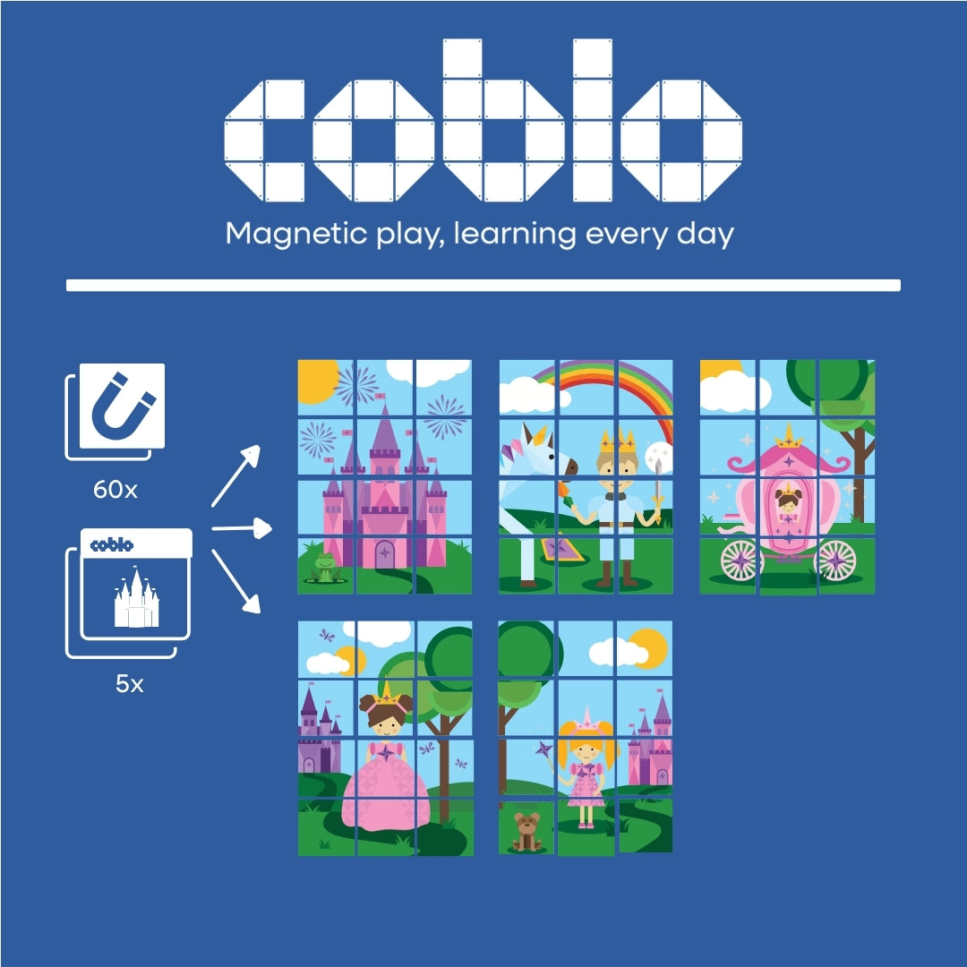 Coblo Toppers Prinsessen - 60 stuks