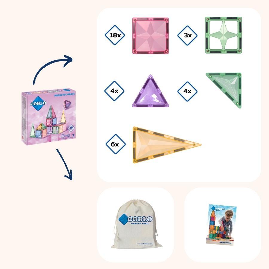 Coblo Pastel - 35 stuks