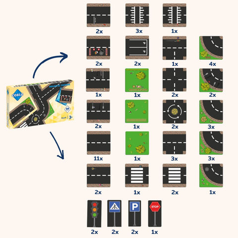 Coblo Toppers Wegen - 60 stuks