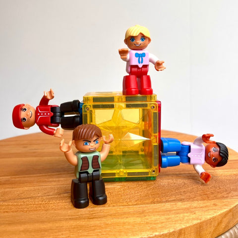 Coblo Mini Figuren - 4 stuks