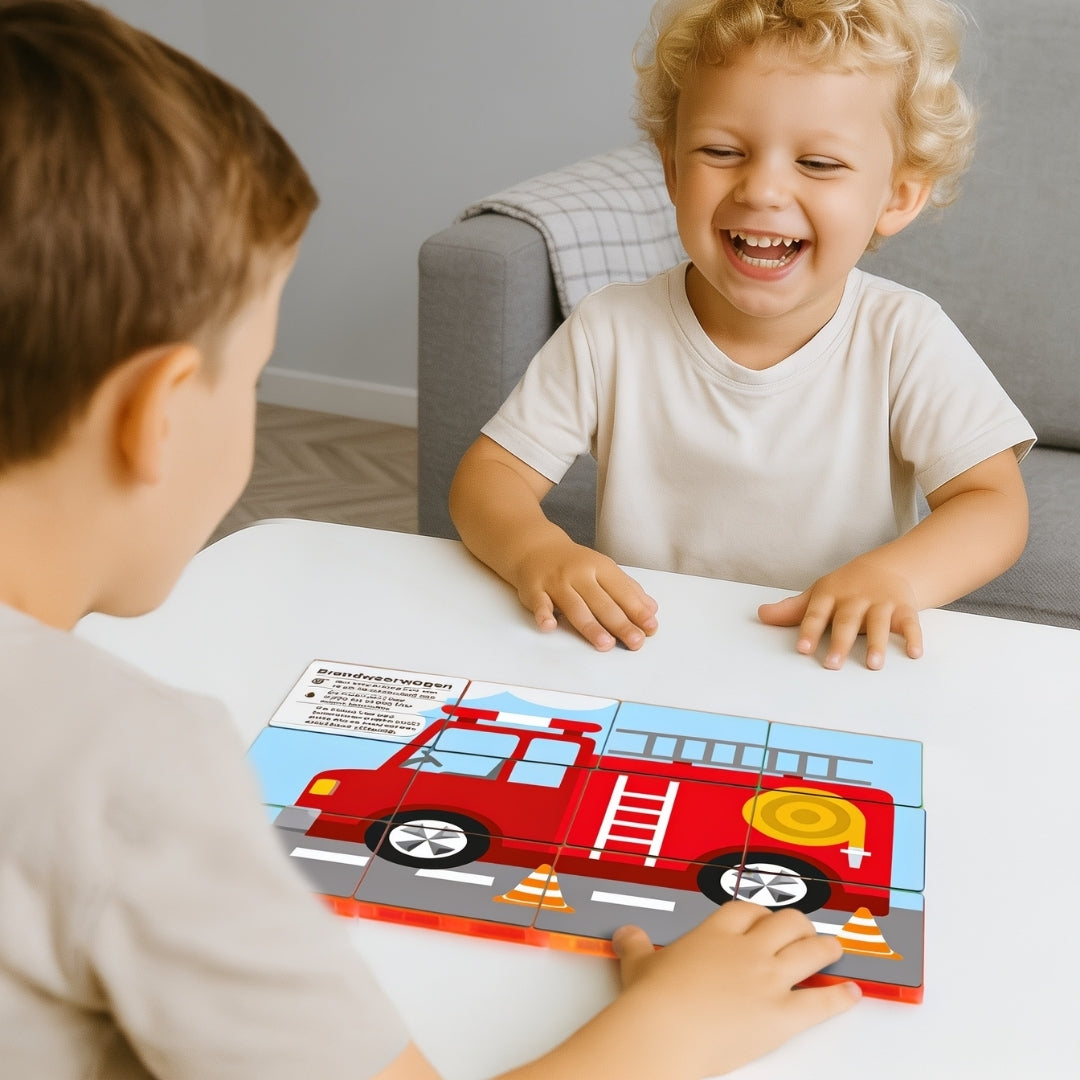Coblo Puzzel Toppers Transport - 60 stuks