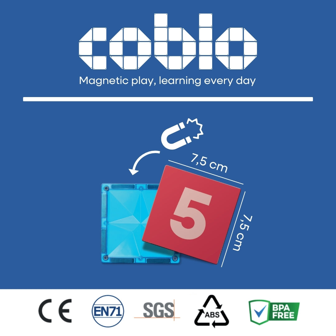 Coblo Toppers Cijfers - 60 stuks