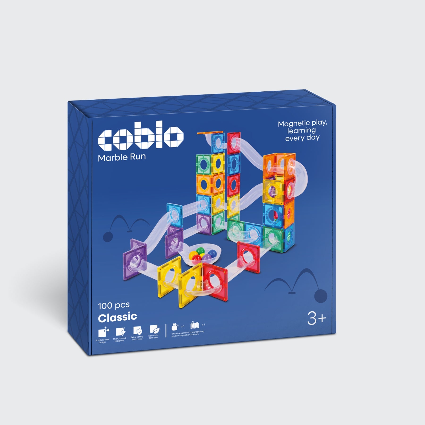 Coblo Classic Knikkerbaan - 100 stuks