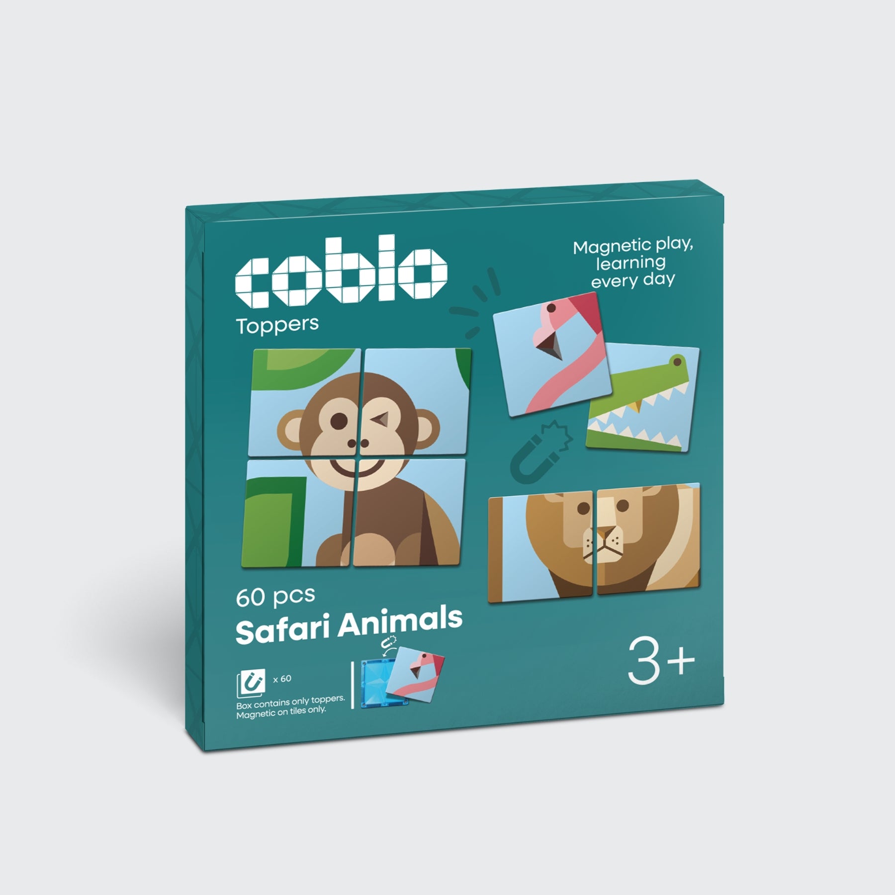 Coblo Toppers Dieren - 60 stuks