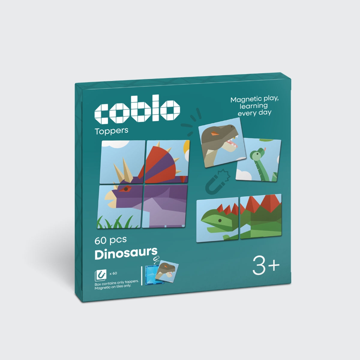 Coblo Toppers Dinosaurus - 60 stuks