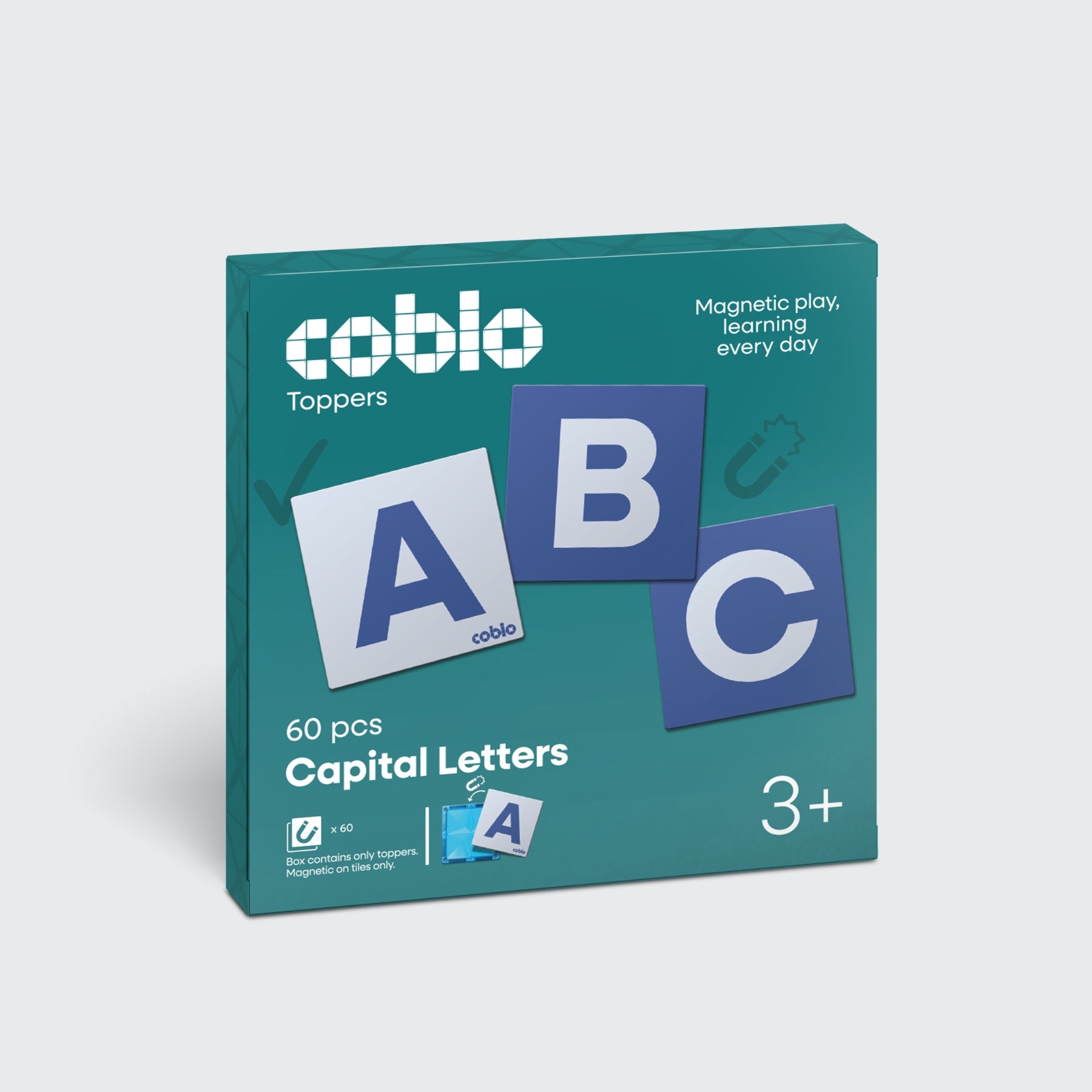 Coblo Toppers Hoofdletters - 60 stuks