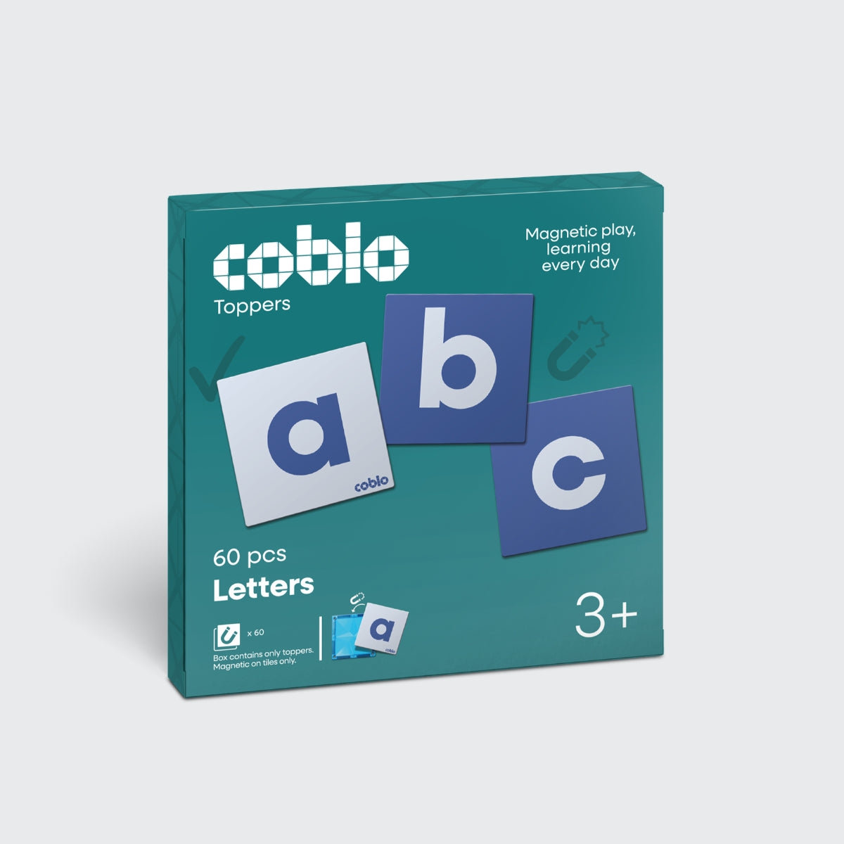 Coblo Toppers Letters - 60 stuks