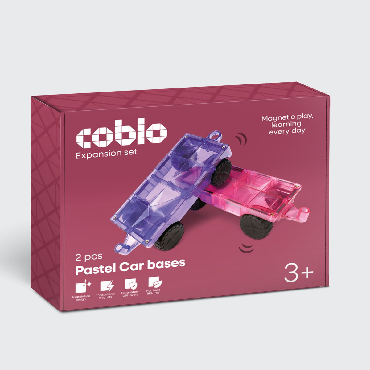 Coblo Pastel Auto Onderstellen - 2 stuks
