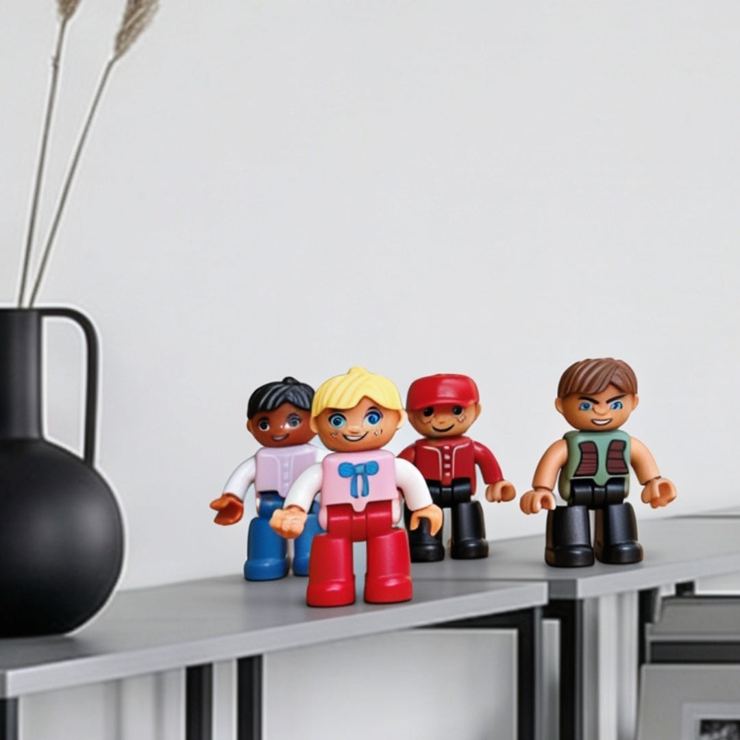 Coblo Mini Figuren - 4 stuks