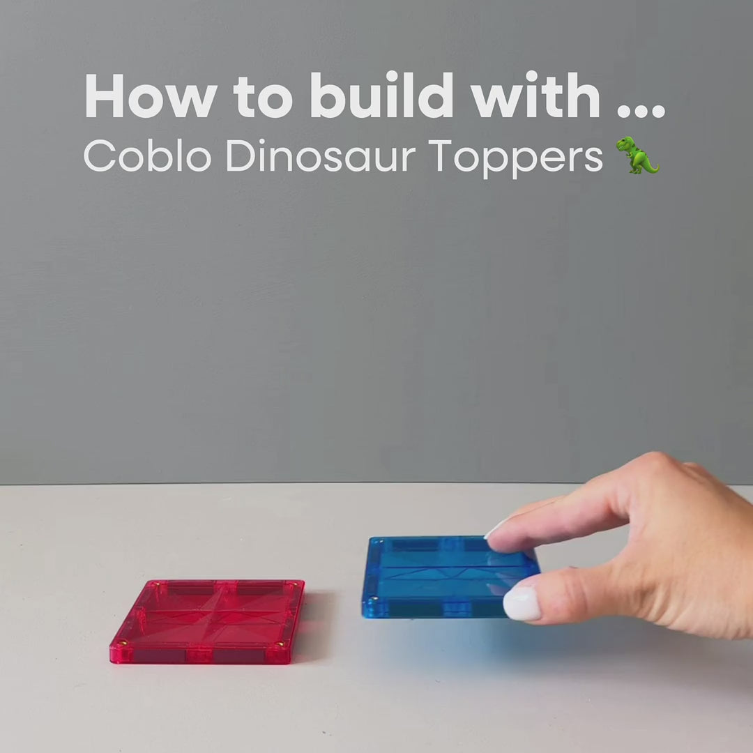 Coblo Toppers Dinosaur - 60 pieces