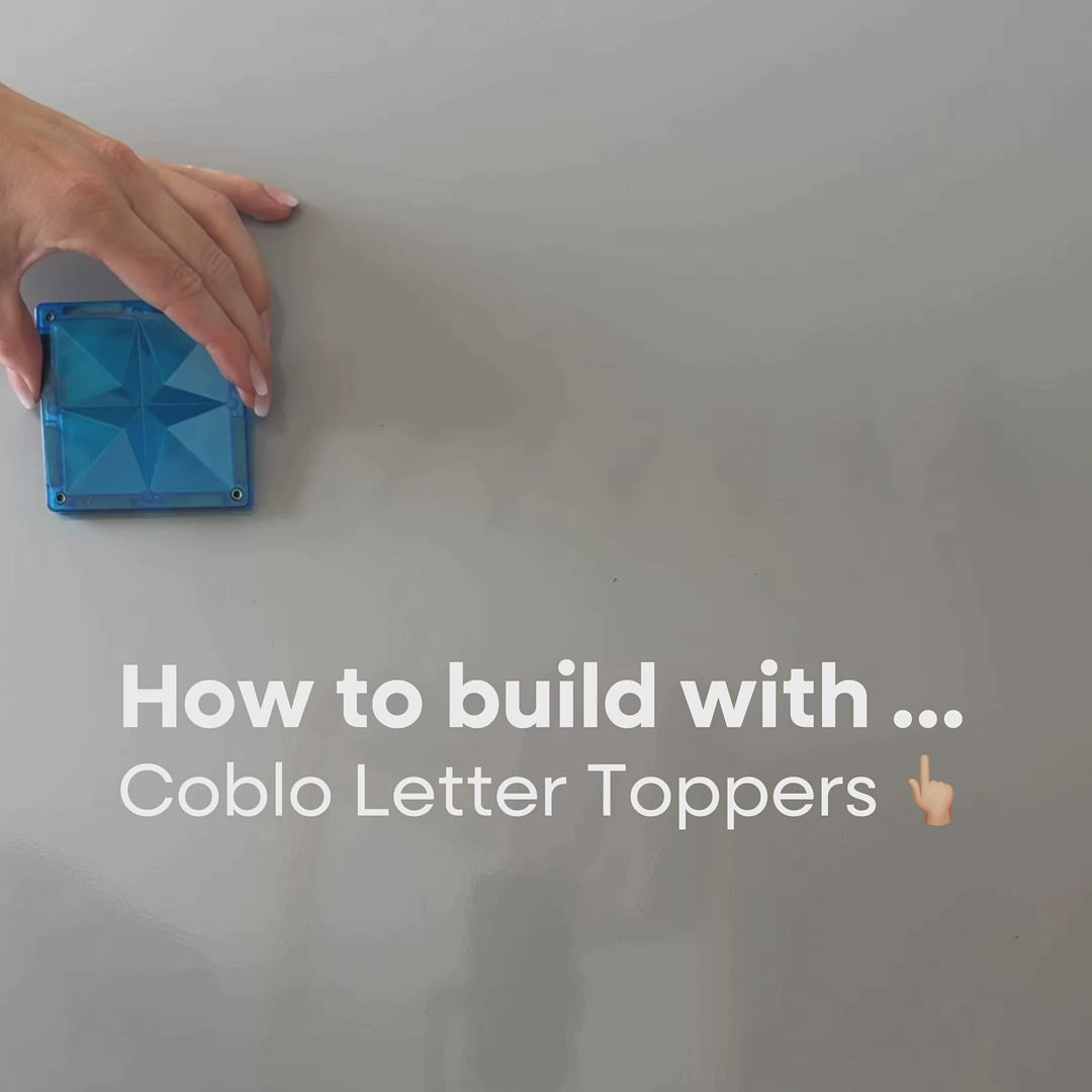 Coblo Toppers Letters - 60 stuks