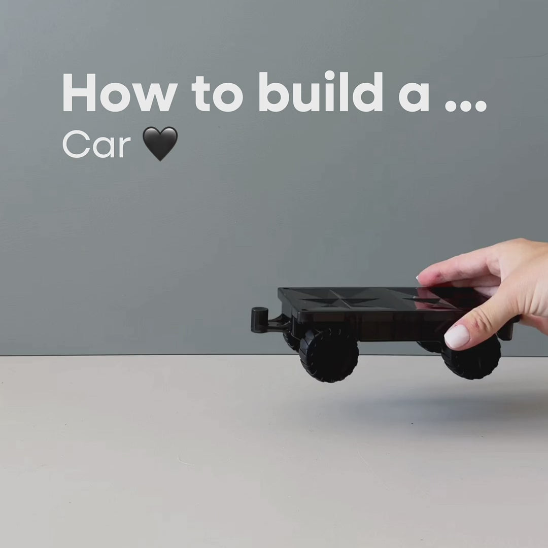 Coblo Zwart - 22 stuks inclusief 2 Auto onderstellen