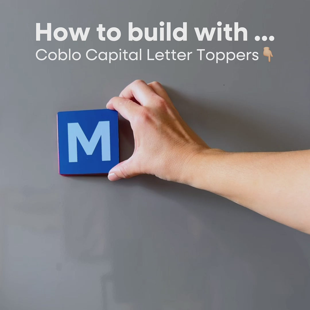 Coblo Toppers Hoofdletters - 60 stuks