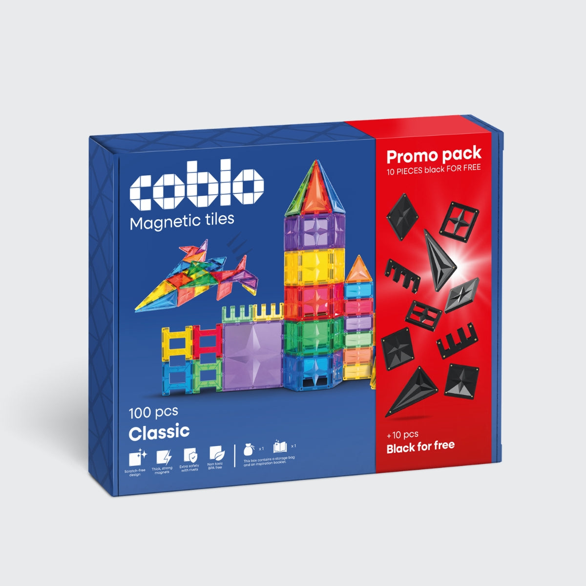Promopack met 10 Gratis Zwarte Tegels