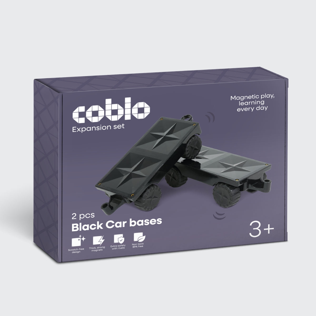 Coblo Zwarte Auto Onderstellen - 2 stuks